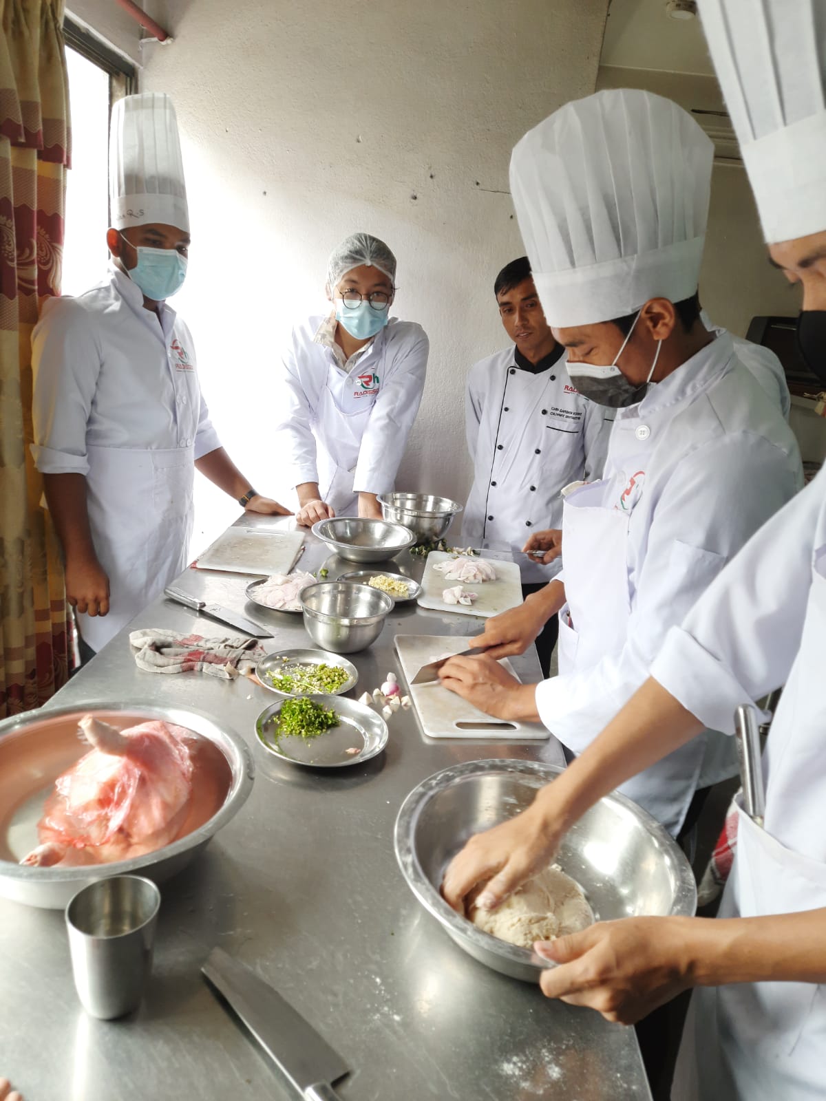 Our Cooking Students on Cooking Class